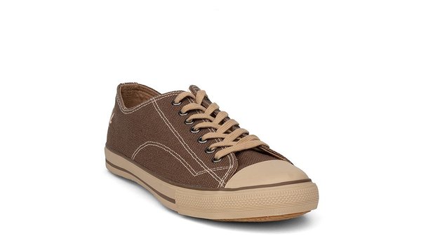 Hanf Damen Sneaker MARLEY, Taupe - Grand Step Shoes
