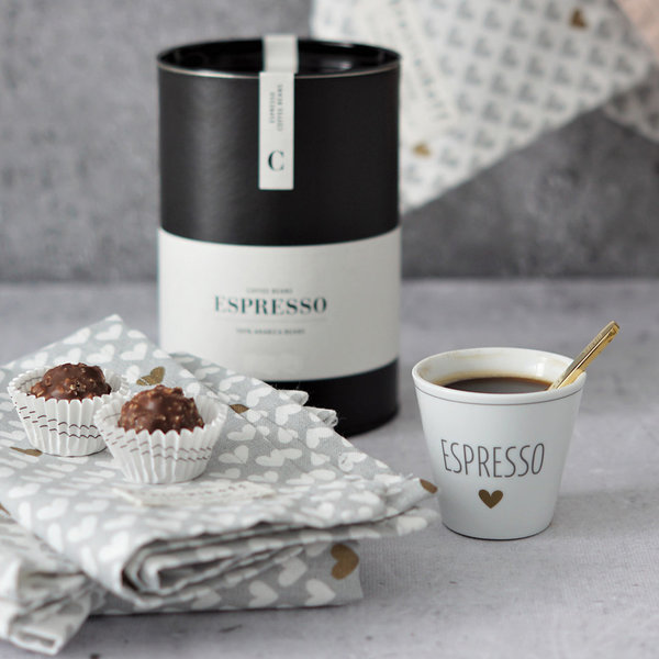 Espresso Becher ESPRESSO, Espresso Cup, Porzellan, 6x6 cm, Krasilnikoff